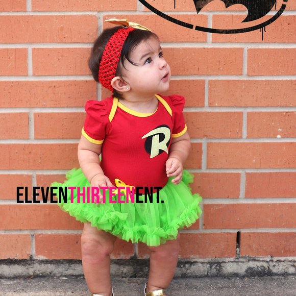 Handmade Costumes Baby Girl Robin Halloween Costume Tutu Dress
